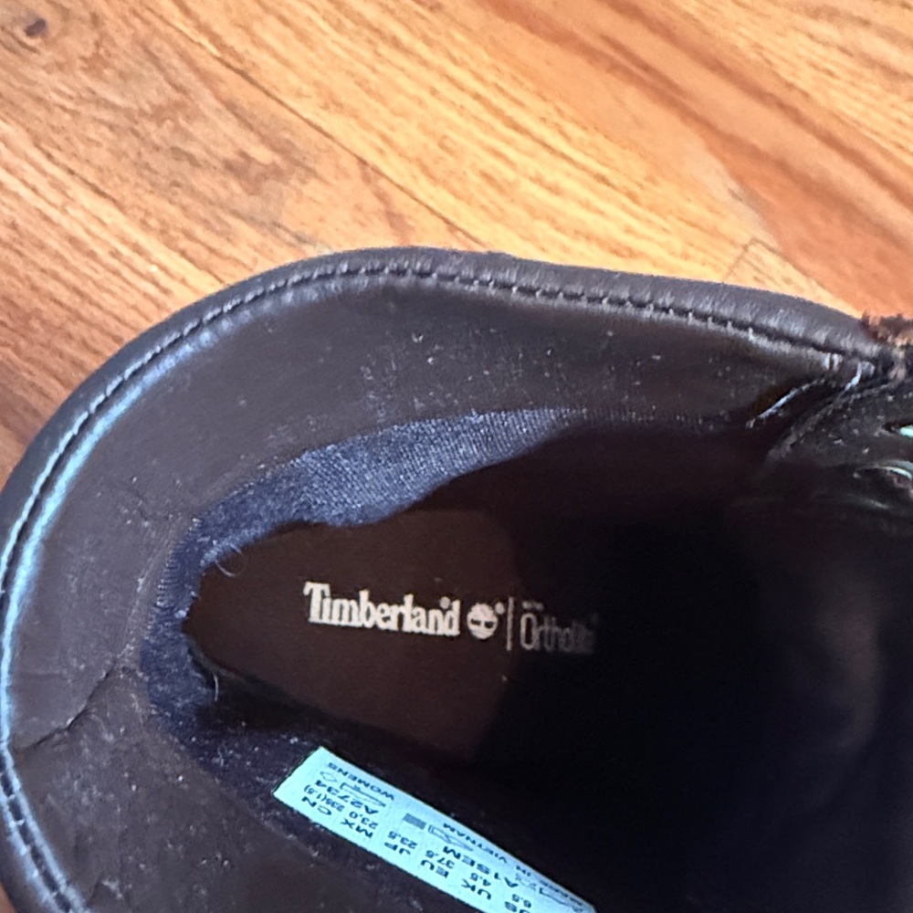 Timberland Dark Brown Lace Up Women's Boots - Picture 3 of 5